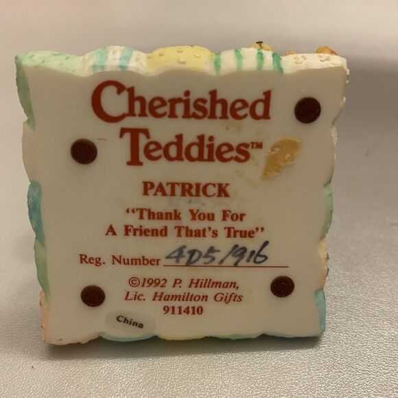 Cherished Teddies Patrick Boy Praying Figure - Picture 3 of 4